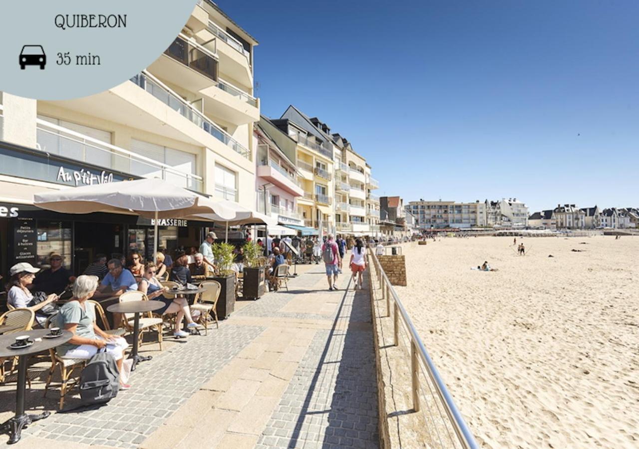 Ferienwohnung Kerisper * Duplex * 400 M Du Port * Parking La Trinité-sur-Mer Exterior foto